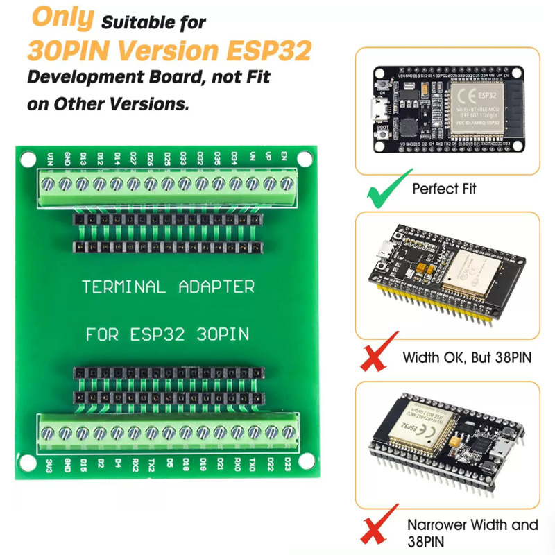 Esp32 Devkit - Carte de développement ESP32 NodeMCU-32S ESP32-32D