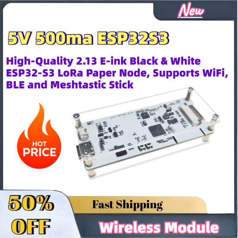 Esp32 S2 - Nœud papier E-Ink noir et blanc