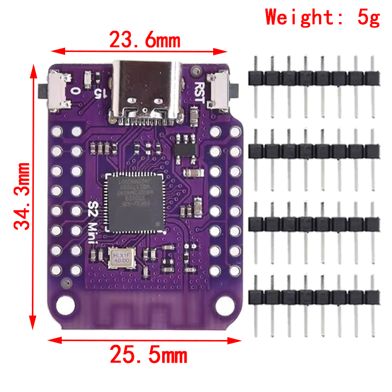 ESP32 S2 Mini V1.0.0-carte LOL - Esp32 S2 avis et prix