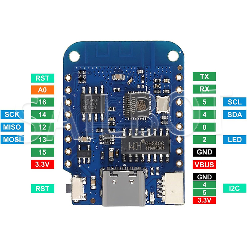 1-10 pièces WeMos D1 Mini ESP8 - Esp8266 Nodemcu avis et prix