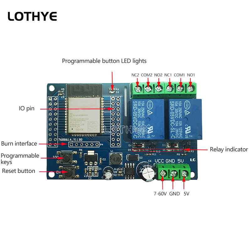 Module relais Wi-Fi et Bluetoo - Esp32 Uart Module avis et prix