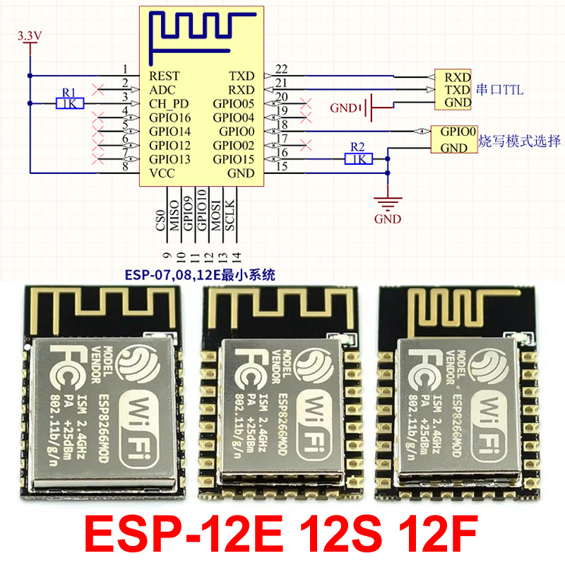 ESP32 ESP-32S ESP-12E ESP-12F  - Esp8266 avis et prix